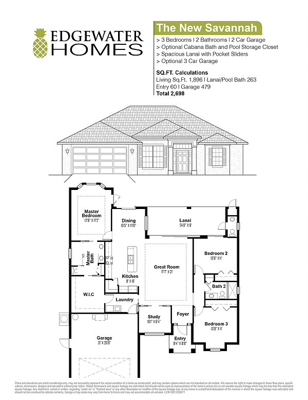 The New Savannah floorplan