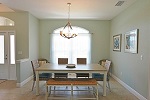 Dining room and open concept living